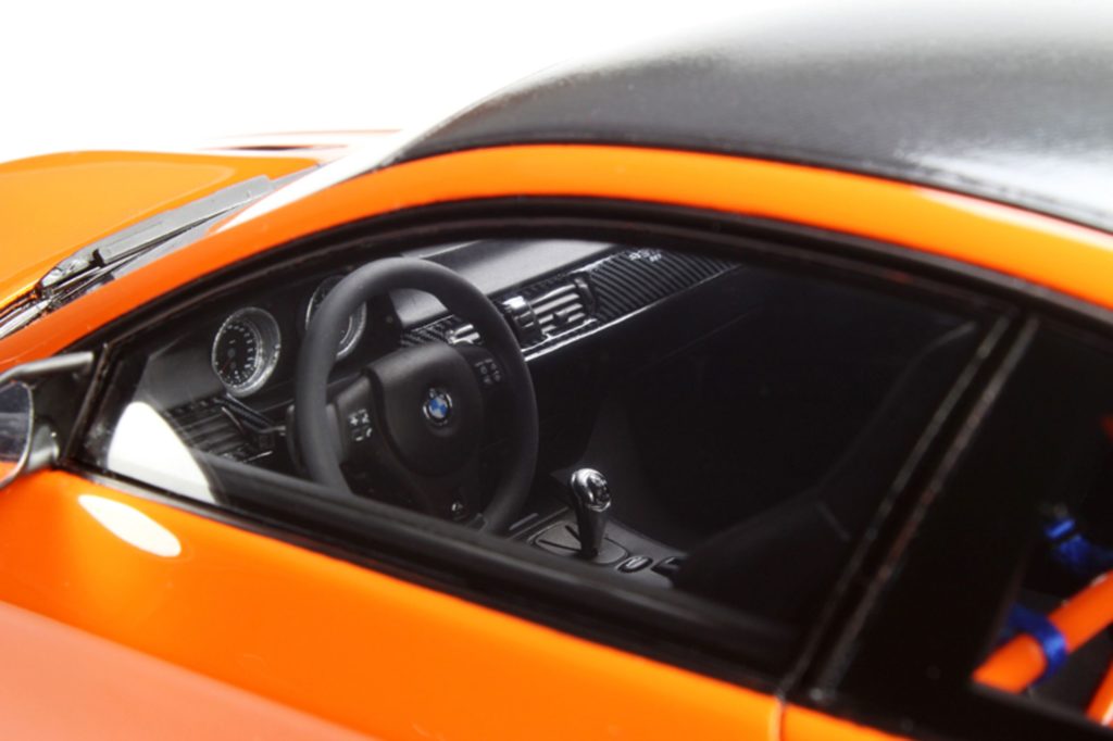 Auto-Horloge BMW M3 E92 – Tableau Horloge Voiture Miniature – Bleu