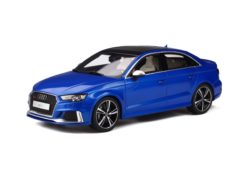 Rev up your collection with the Audi RS3 Sedan Green 1/18 by GT Spirit